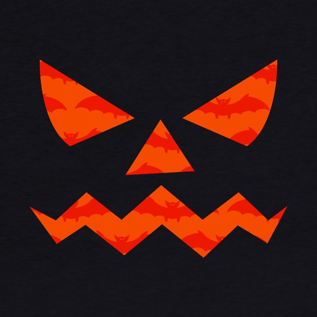 Scary Pumpkin Face by superdupertees